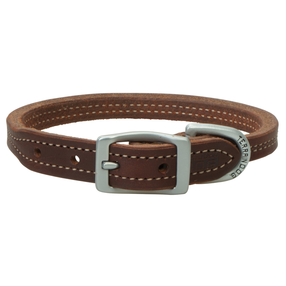Oiled Harness Leather Hybrid Dog Collar