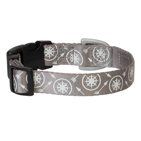 Premium Patterned Snap-n-Go Adjustable Collars, Small, Gra