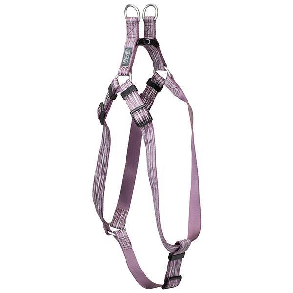 Premium Patterned Harness, Large, Plum Space Dye