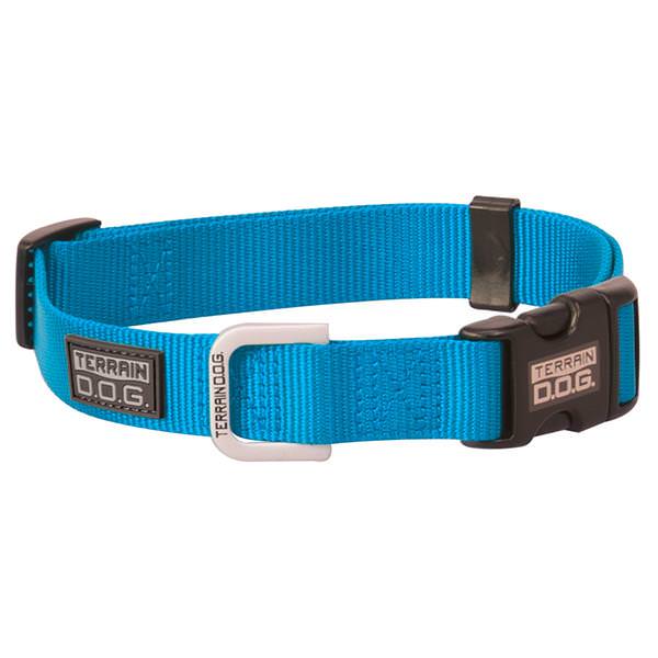 Nylon Adjustable Snap-N-Go Dog Collar, Medium, Blue