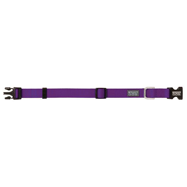 Nylon Adjustable Snap-N-Go Dog Collar, Medium, Purple
