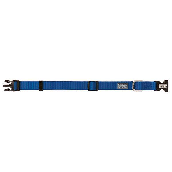 Nylon Adjustable Snap-N-Go Dog Collar, Medium, Dark Blue