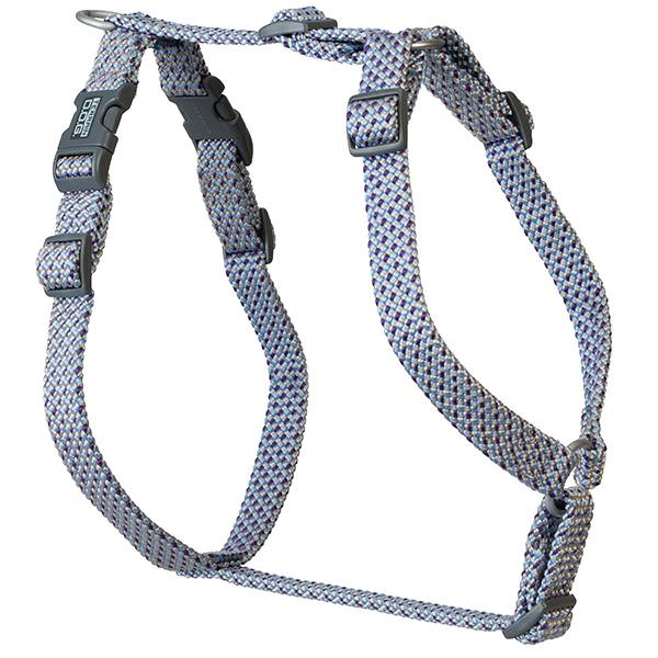 Elevation Dog Harness, Blue/Silver/Purple