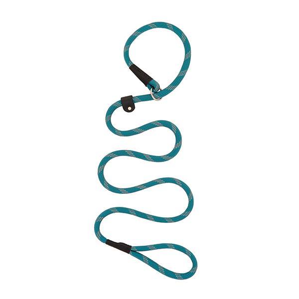 Rope Slip Lead, 1/2" x 4', Blue Bay/Dark Gray