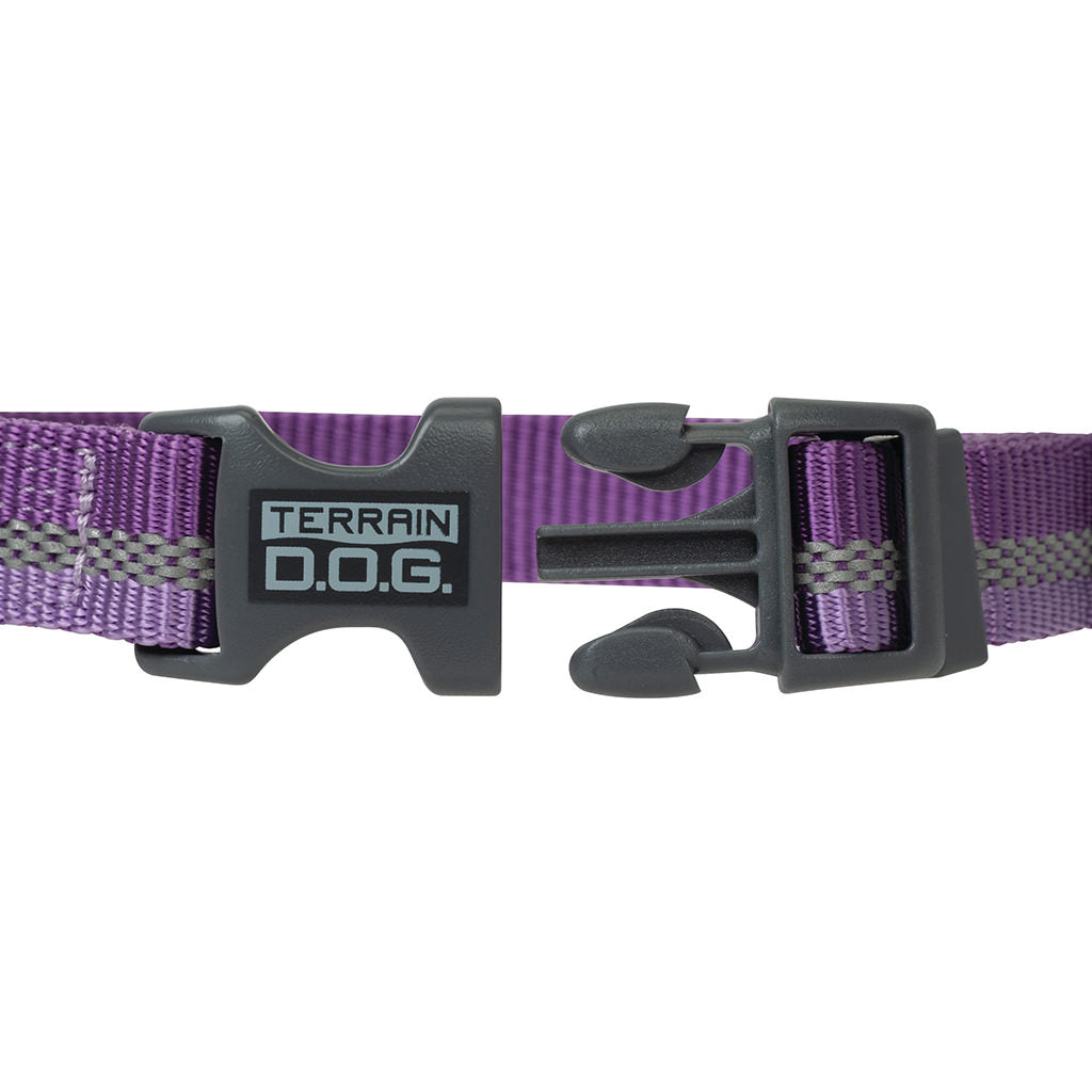 2-Tone Reflective Snap-N-Go Adjustable Nylon Dog Collar – Terrain Dog
