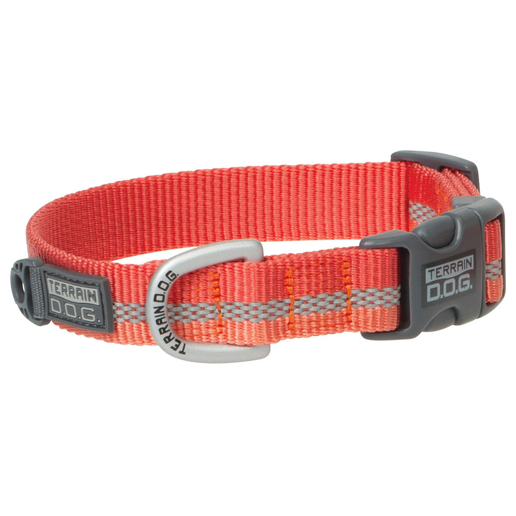 Terrain D.O.G. Reflektierendes Halsband Mit Schnellverschluss – Verstellbar, Robust & Sicher Für Aktive Hunde