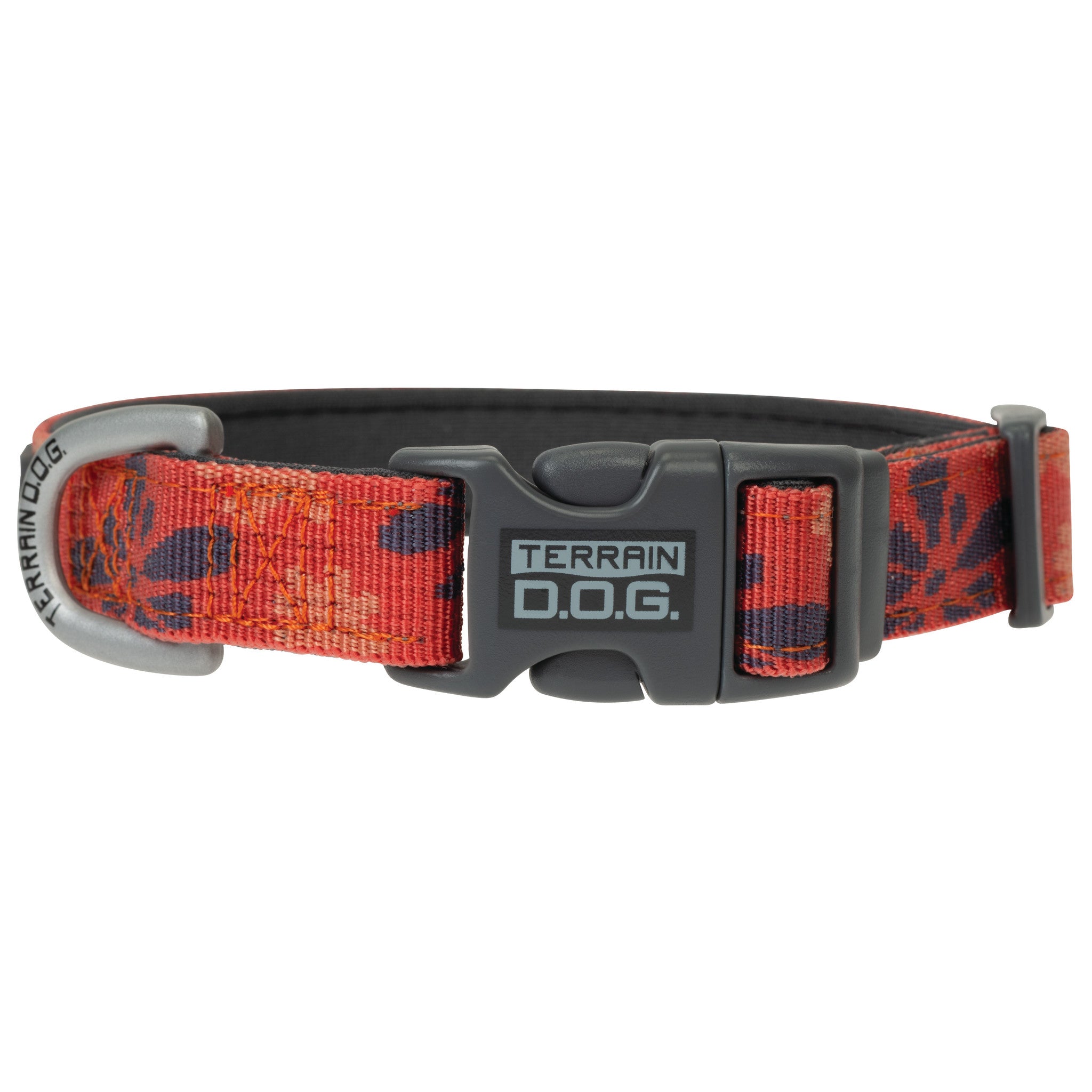 Patterned Snap-N-Go Neoprene Lined Dog Collar - Terrain DOG