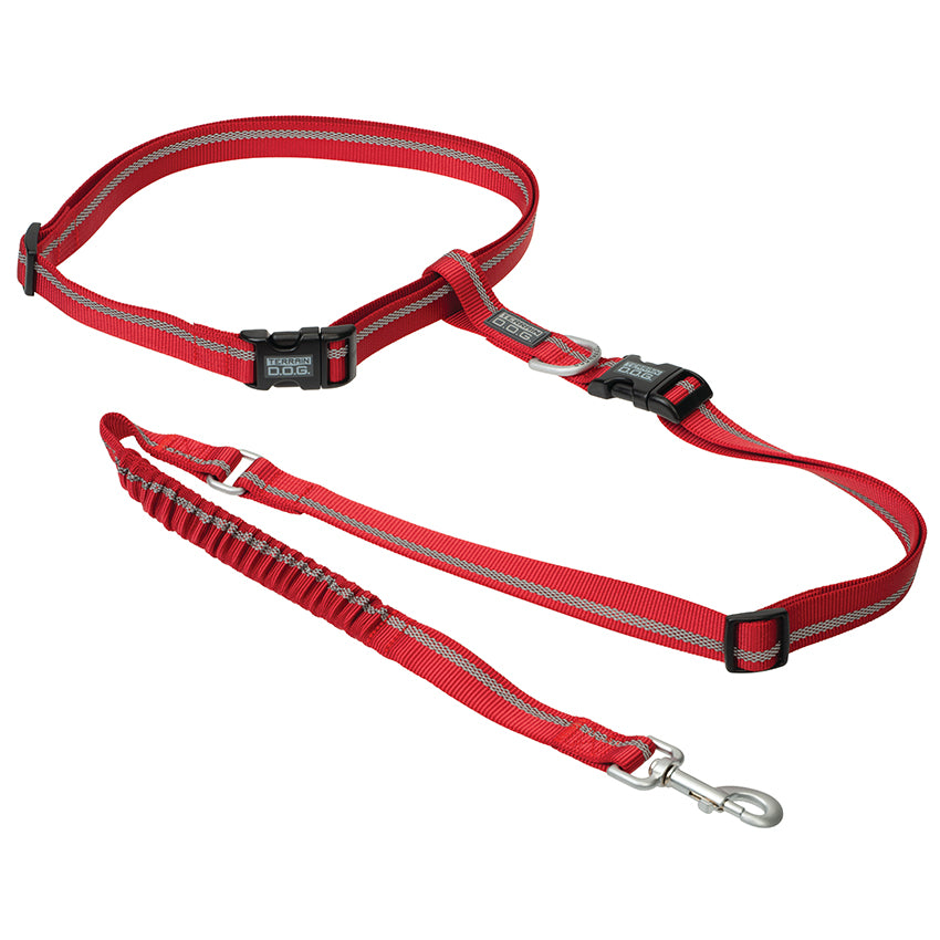 Hands-Free Leash Red