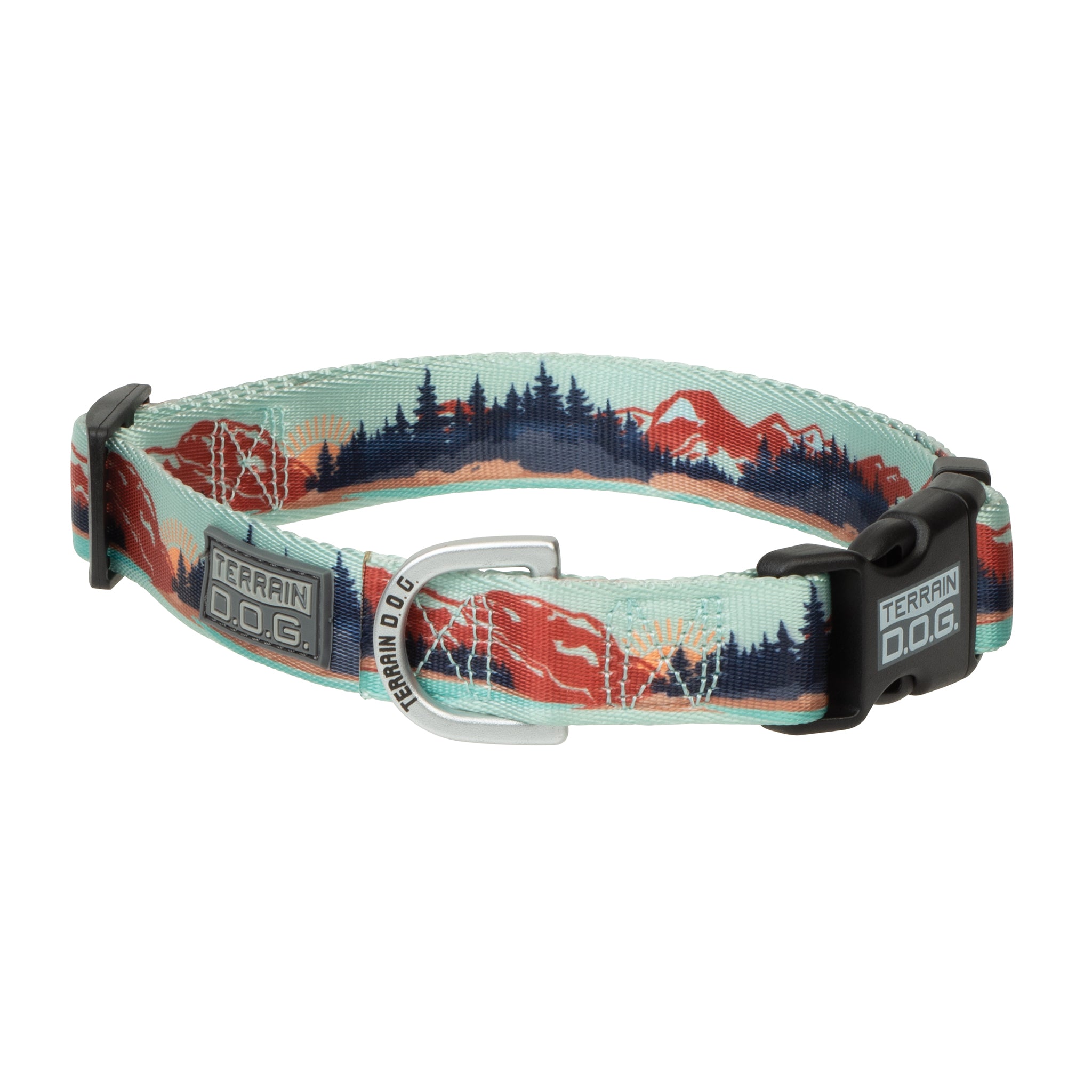Premium Patterned Snap-N-Go Adjustable Dog Collars - Terrain