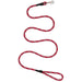 Rope Leash, 1/2" x 6', Claret/Dark Gray