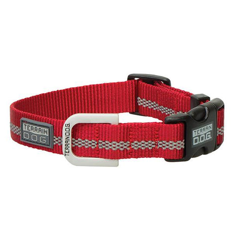 Terrain D.O.G Reflective Snap-n-Go Collar, Red, Small