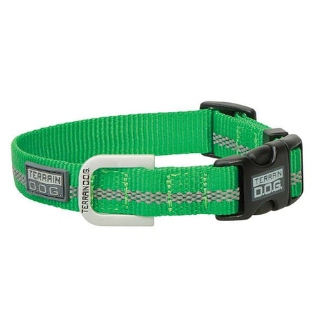 Terrain D.O.G Reflective Snap-n-Go Collar, Green, Small