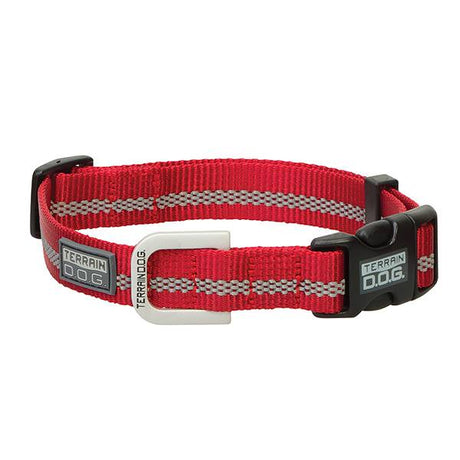 Terrain D.O.G Reflective Snap-n-Go Collar, Red, Medium