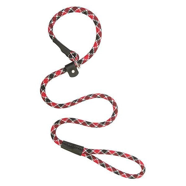 Terrain D.O.G Rope Slip Leads, 1/2" x 4', Black/Red