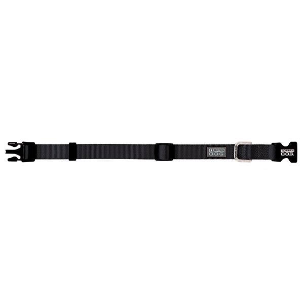 Nylon Adjustable Snap-N-Go Dog Collar, Large, Black