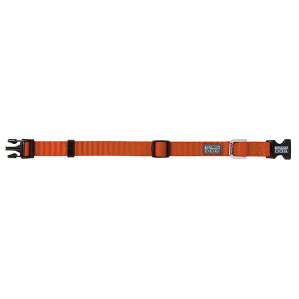 Nylon Adjustable Snap-N-Go Dog Collar, Small, Orange