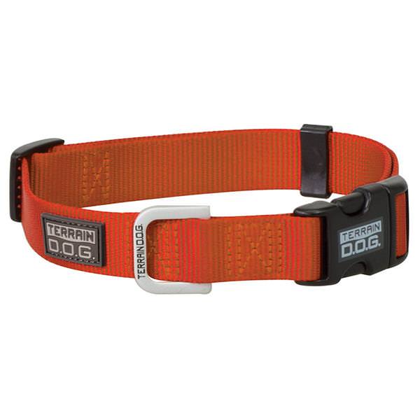 Nylon Adjustable Snap-N-Go Dog Collar, Medium, Orange