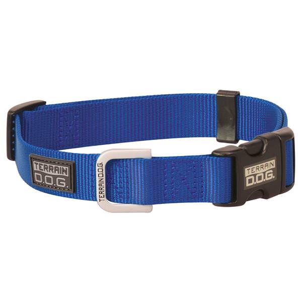 Nylon Adjustable Snap-N-Go Dog Collar, Large, Dark Blue