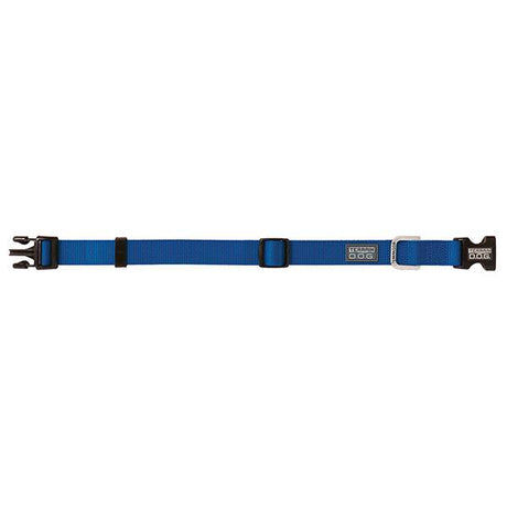Nylon Adjustable Snap-N-Go Dog Collar, Large, Dark Blue