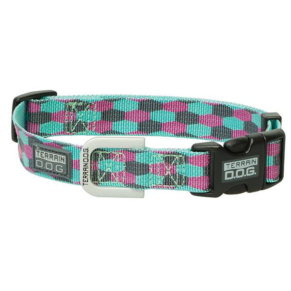 Patterned Snap-N-Go Adjustable Dog Collar, Small, Honeycomb