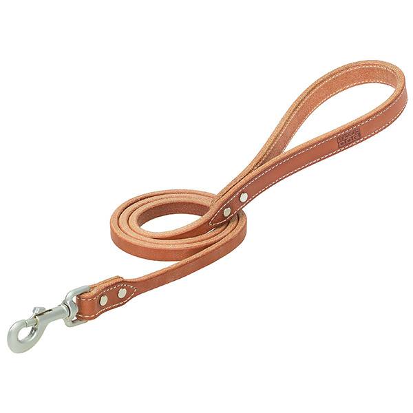 Buttered Harness Leather Hybrid Dog Leash, 3/4" x 4'