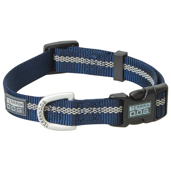 Reflective Snap-N-Go Adjustable Collar, Navy, Medium