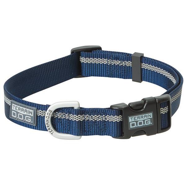 Reflective Snap-N-Go Adjustable Collar, Navy, Large