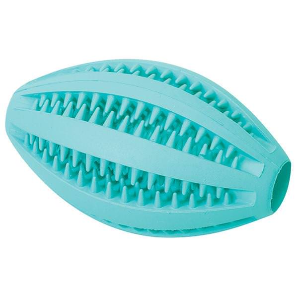 Rubber Treat Ball, Blue Oval