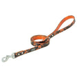 Brahma Webb® Clear Coat Leash, 3/4" x 4', Digital Orange