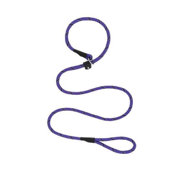 Rope Slip Lead, 1/2" x 4', Purple