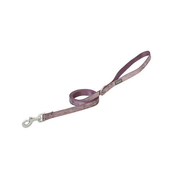 Premium Patterned Leash, ¾" x 6', Plum Space Dye