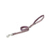 Premium Patterned Leash, ¾" x 6', Plum Space Dye
