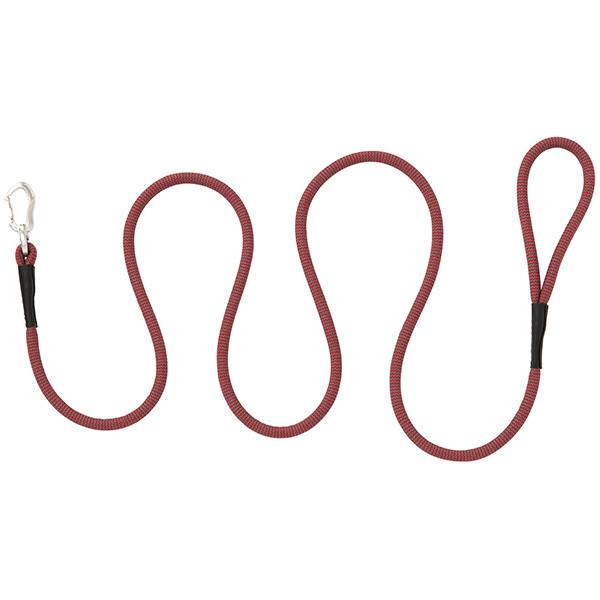 Bamboo Leash, Red/Gray, 4'