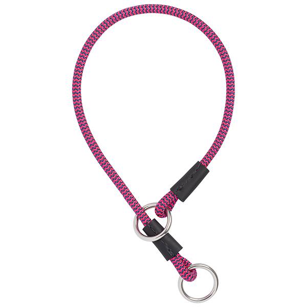 Elevation Rope Slip Collar, 5/16" x 22", Raspberry/Navy